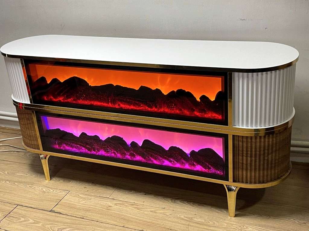 electric fireplace TV console supplier